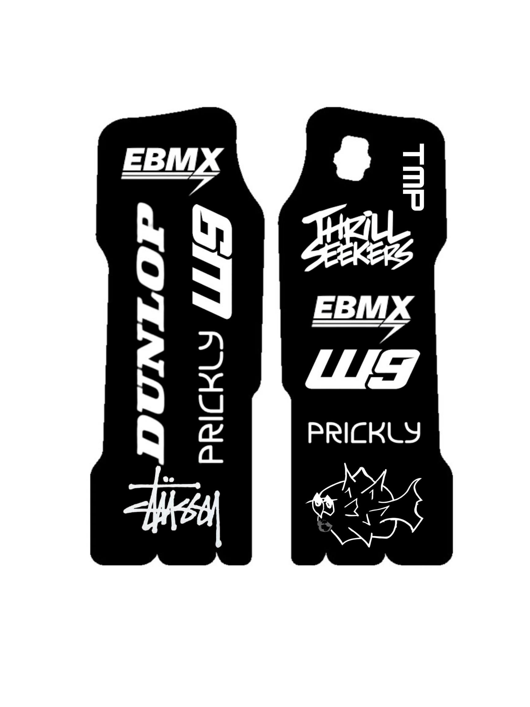 Fully Customizable Stock Surron fork guard decals