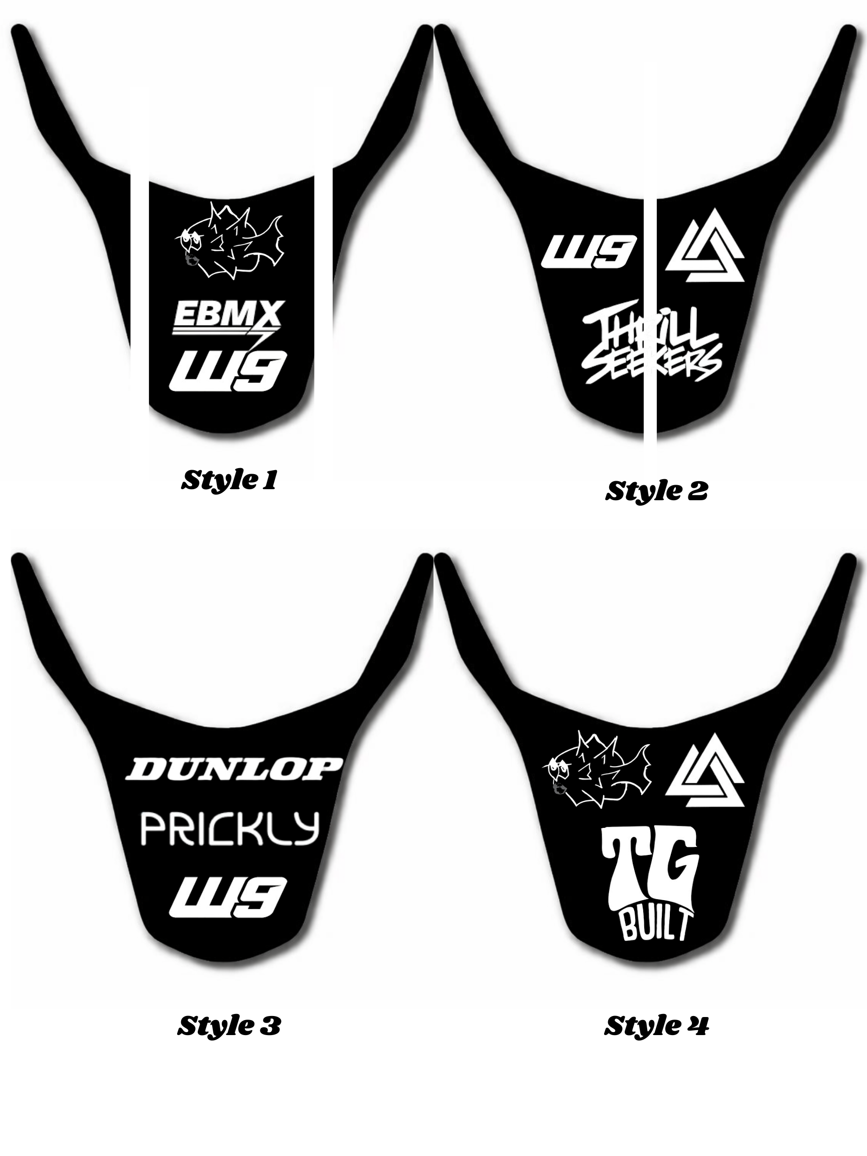 Fully Customizable Stock Surron Rear Fender Decal